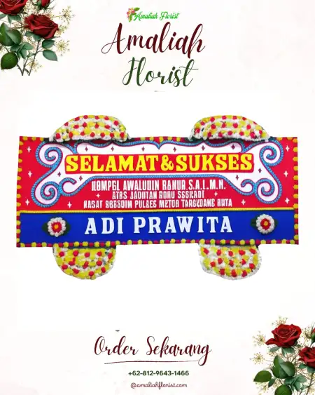 Papan Bunga Ucapan Selamat Pasangsari